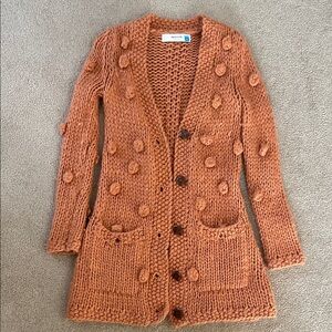 Sparrow by  Anthropologie Textured Wool-blend Cardigan Sweater